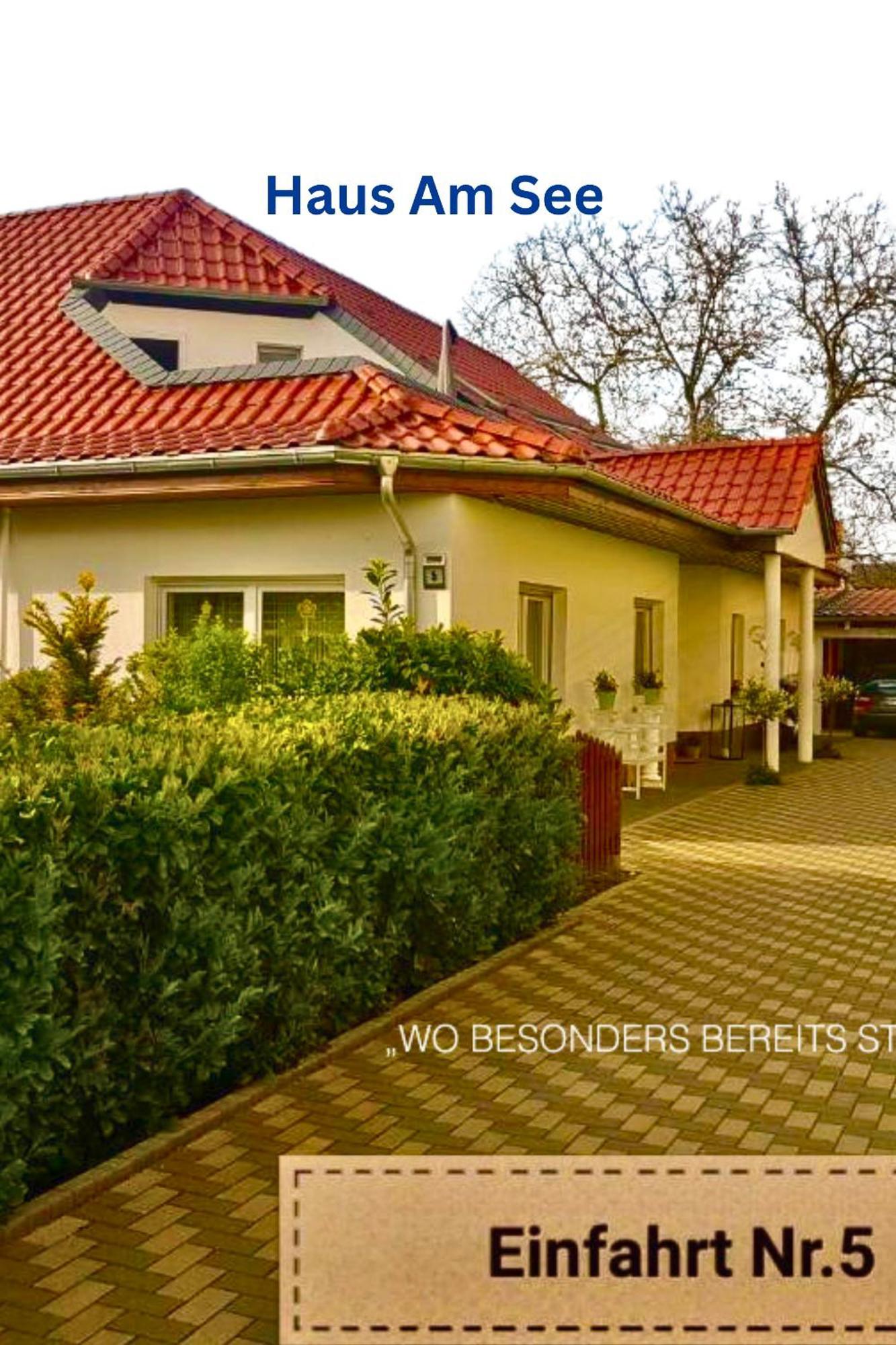 Haus Am See Bernburg Eksteriør bilde